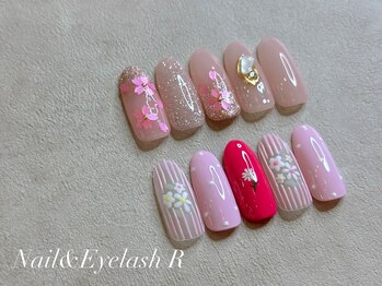 ネイルアンドアイラッシュサロンR/春ネイル