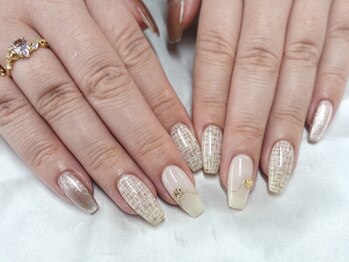 ラミニョンネイルナゴヤ(La Mignon Nail Nagoya)の写真/【オフ無料◇ワンカラー¥4550/冬のお出掛けネイル¥6900】日常になじむオフィスカラー豊富*パラジェルあり