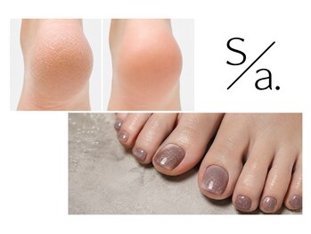 ネイルケアスタジオ シア(Sia)の写真/フットネイルは当店にお任せ♪マシーン角質除去と豊富なカラーで足元美人に！◎