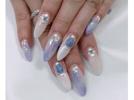 ブルーロングネイル