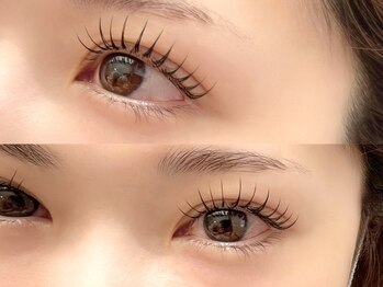 ウル(ulu.)の写真/【アンドヘルシー（エクステ×パーマ)120本（カラー無料)　11,480円】どの角度から見ても綺麗な目元に!