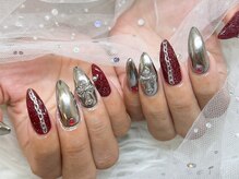 ワンハンドレッドプラス(100+)/メタリックネイル