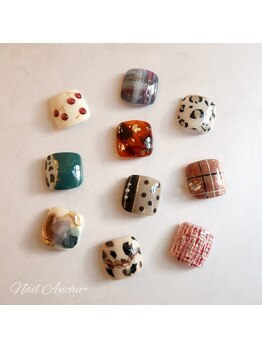 選べる親指フットアート２本