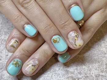 ユニックスマークイズ みなとみらい店(UNIX Mark Is)/フラワーネイル