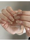 white × gold design