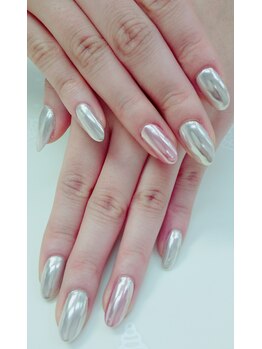 ネイルサロン ティアラリュクス 市川北口店(Tiara Luxe)/ミラーネイル￥10260→￥8260