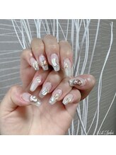 ネイルベベ(Nail bebe)/パールアレンジネイル