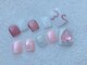 ジェムネイル(gem nail)の写真/足元からお洒落に！お仕事柄ハンドネイルが出来ない方にも◎フット定額コースでお得に可愛くなれます♪