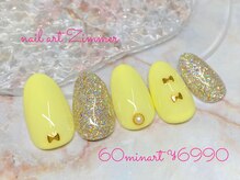 ネイルアート ジマー/60minart コース¥6990