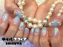 マーメイドネイル/夏ネイル