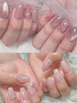 ビューティーエース リネイル(BeautyA×Re:NaiL)の写真/当店のネイルはもちろん、他店のネイルも、何度でもオフ無料でご提供◎お持ち込みデザインメニューも人気♪