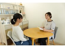 シャンべリールの雰囲気（お身体の状態をしっかりとカウンセリングして施術にご案内します）