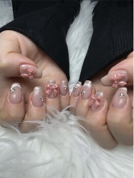 フラワーズネイル(flowers nail)/韓国風ガーリーネイル