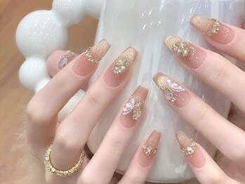 ナユキネイル 渋谷店(NA.YUKI NAIL)/華やかアート