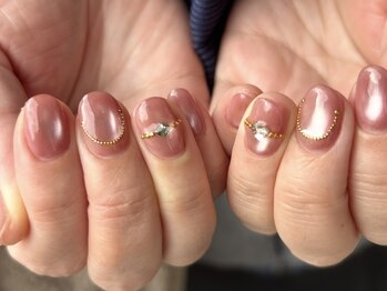 マグネット/ピンクネイル