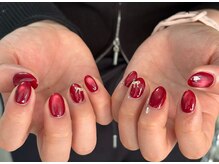 ルネネイル(Lune nail)/マグネット・RED