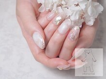 オトナネイル(otona nail)/ブライダルネイルチップ着用画像
