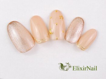 エリクサーネイル 神田(Elixir Nail)/シンプル/クーポン使用