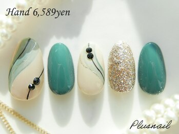 プラスネイル 自由が丘店(PLUS NAIL)/【2528】定額6,589円お正月
