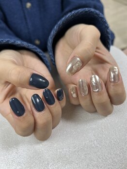 ベピール(bepiyl)/アシンメトリーネイル¥9000