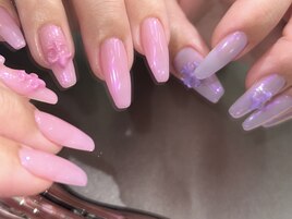 オーロラ ミラーネイル 春夏