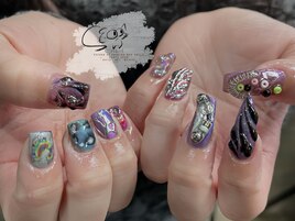 個性派ネイル