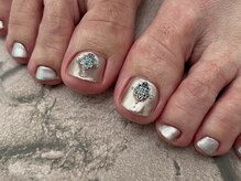 エムスラッシュ ネイル センター北店(M.SLASH)/シルバーフットネイル