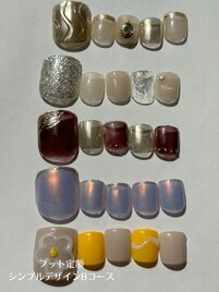定額ネイルフットBコース