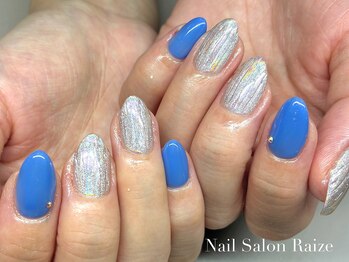 ライズ 本町店(Raize)/バカラネイル/ブルーネイル