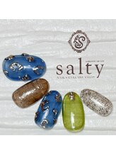 ネイルアンドアイラッシュサロン ソルティ 寺田町(salty)/ぷっくりアニマルネイル