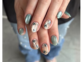 ランダネイル(LANDA. nail)/キラキラホログラムネイル