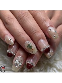 クリスマスネイル