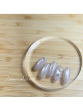 ファレノホワイト/定額ネイルデザイン/冬