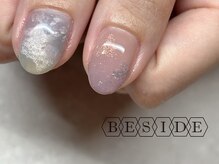 ビサイドネイルアート(BESIDE NAIL Art)の雰囲気（ニュアンスデザインも人気です☆）
