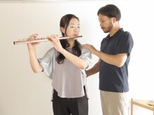 ボディチューニングスタジオ エー(Body Tuning Studio A)の雰囲気（実際に演奏しているフォームをチェックし無意識の癖を改善します）
