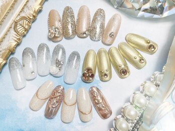 リノ(Lino)の写真/栄すぐ&オフ無料★【ジェルチップ選べる定額 ¥10900】毎月変わるデザインで飽きなし！美爪・モチ・センス◎