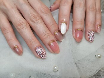 エヌ(enu.)/ツイードネイル