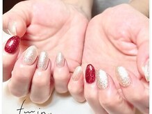 ツインネイル 塩釜口店(twin.nail)/ラメワンカラー
