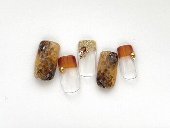 ヴィエント ネイル アイラッシュ サロン(Viento Nail Eyelash Salon)/べっ甲フレンチ初回¥7800