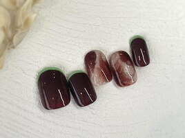 カフェラテっぽネイル