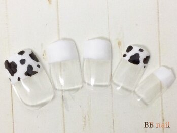 ビービーネイル 所沢店(BB)/牛柄ネイル