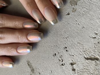 アロナ ネイルサロン アンド スクール(alona)/ミラーフレンチ