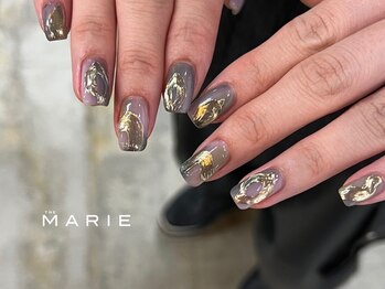 ザ マリー 三条店(THE MARIE)/5)8000円 ミラーネイル 1217d