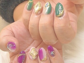 ナイスネイル 高槻店/持ち込みデザインコース