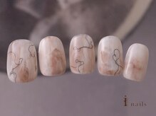 アイネイルズ 吉祥寺店(I nails)/落書きハートチョコネイル