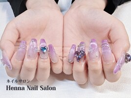 クリスタルビジューネイル