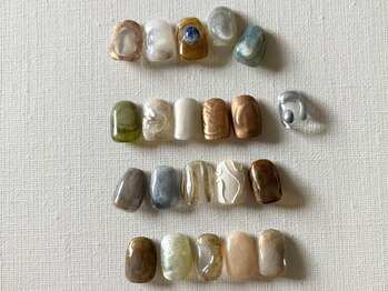 エン(en)の写真/日常にアートを... inspirationから生まれる "色・質感・奥行き " 大人のニュアンスネイル。