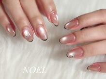ノエル ネイル(NOEL)/マグネット×フレンチ