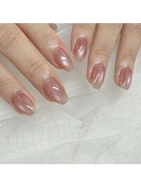 マグネット×ラメフレンチ