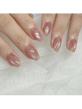 マグネット×ラメフレンチ